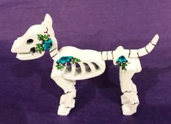 Day of the Dead Dog Skeleton